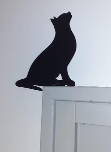 Décoration de porte - Chat